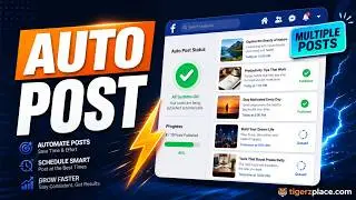 Facebook Auto Poster – Multiple Posts Feature Tutorial | Post to Groups Automatically 2024