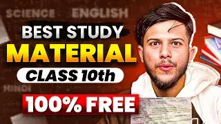 Free Study Material 🔥for Class 10 Boards Exams (2024-2025) | Topper's Secret Study material 😍