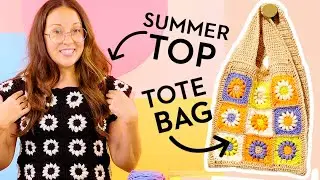 How to Crochet a Simple Daisy Granny Square | Stitch Club | Good Housekeeping
