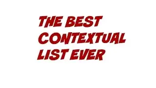 THE BEST GSA SER CONTEXTUAL LIST