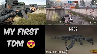 My First PUBG TDM With M762 Beryl Gun 😍 Survive or not| PUBG Gameplay Series - 1 || #PUBGMOBILE