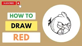 HOW TO DRAW RED - SIMPLE CHARACTER ART WITH A SLINGSHOT TWIST