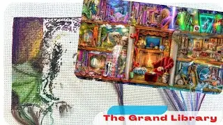 HAED The Grand Library Tent Stitch Cross Stitch Parking