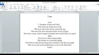 I am...   poem