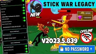 Stick War Legacy MOD MENU v2023.5.839 || No Password | No Key | Update 2025
