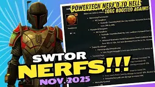 SWTOR November 2025 Nerfs: PT/Vanguard HAMMERED - Sorcs BUFFED to Broken!