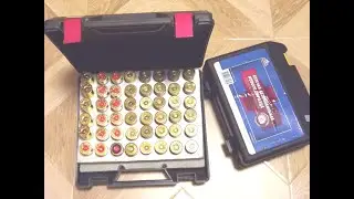 A box of cartridges from a car first aid kit