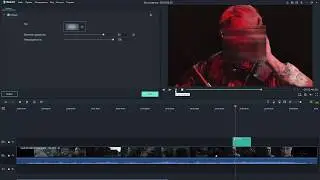 Wondershare Filmora 9 эффект мозаика / размытие / замыливание / цензура