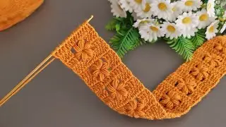 Wow!. 😇Amazing!. sell as many as you can weave. Crochet gorgeous hairband.Beginners.Tunisian crochet