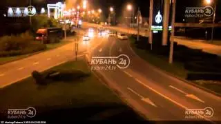 Наезд на препятствие на ул. Мачуги и ул. Фадеева 22.10.15
