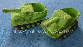 Sneakers tanks. Crochet. Children's sneakers. Part 1/5 Knitting Insoles