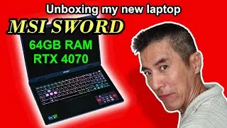 MSI Sword Laptop - Unboxing