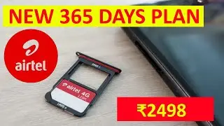Airtel ₹2498 Prepaid Plan | 2GB daily Data Plan| 365 Days Validity | Amazon Prime & Zee5 | MAY 2020
