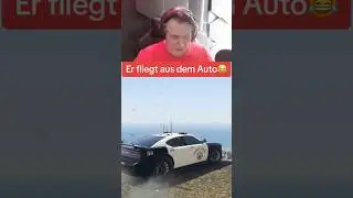 Er wird aus dem Auto geworfen😱😂