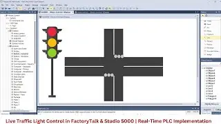 Live Traffic Light Control in FactoryTalk & Studio 5000 | Real-Time PLC Implementation
