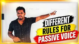 Learn different rules of passive voice. 
