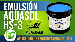 Aplicación De Emulsión Aquasol HS-3  de Murakami
