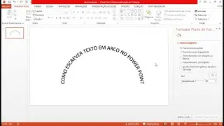 COMO ESCREVER TITULO EM SEMI CIRCULO (ARCO) NO POWER POINT