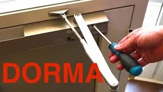 Door closer DORMA installation instructions