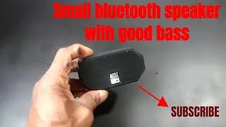 Small bluetooth speakers with good bass