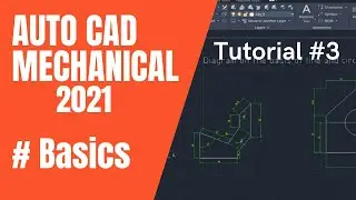 Diagram on the Basis of Line and Circle Command in Hindi. #autocad #mechanicalengineering #nx #creo