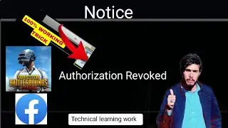 pubg authorisation revoked error ||authorization revoked pubg mobile facebook android