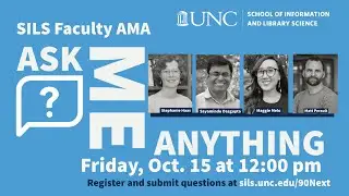 SILS Faculty Ask Me Anything, Oct. 15, 2021