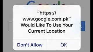 when you click allow..