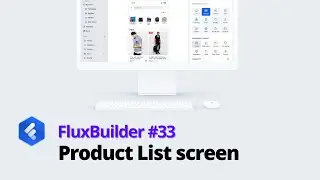 FluxBuilder: Product List screen (Best No-code Flutter App Builder)