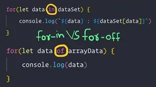 😎 Javascript For-off and For-in Loops In 6 Minutes 
