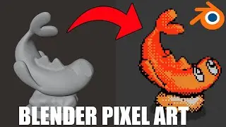 How to make pixel art with blender