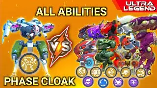 Phase Cloak✨ VS All Abilities🔥 Eclipse can counter all Mechs ability 😳 Mech Arena