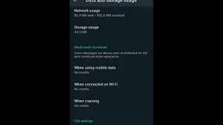 WhatsApp auto download media settings