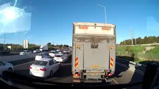 Time Laps Hard Traffic Ashkelon BneiBrak