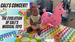 CALI'S CONCERT| COMPILATON OF CALI AND HER MUSICAL TOYS