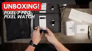Unboxing Google Pixel 7 Pro Snow and Pixel Watch Polished Silver Chalk Band