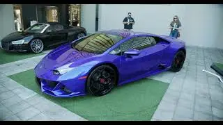 A Luxurious Sports Car On Display In A Car Show | 4K Stock Footage | Videvo