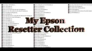 All Epson Resetter for Free