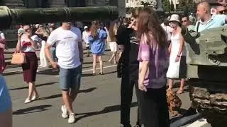 Культуристы на Крещатике! Силушка Богатырская!