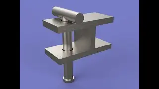 Solidworks Practice || How to Design Trolley Towing Hook in Solidworks