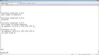 OSPF PASSIVE INTERFACE