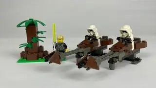 Old Lego Star Wars set review: Speeder Bikes 7128 [4K] ( Released 1999)