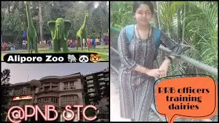 🔶At Alipore Zoo 🐅🦌🐘 with friends 🔶RRB Officers Training Diaries ❤️ 🔶a short trip before training✌️