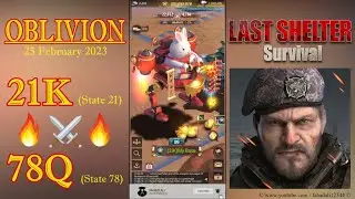 21K vs 78Q - Operation Oblivion ✪ Last Shelter Survival