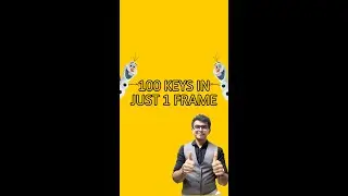 Animating 100 Keys in 3D - Let's Do It!