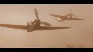 WWII Airplanes through old city (2K) - my first BLENDER 3D Animation (2025)