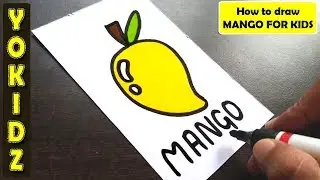 HOW TO DRAW MANGO FOR KIDS