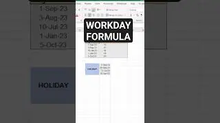 EXCEL WORKDAY FORMULA | EXCEL में WORKDAY FORMULA कैसे Use करते है | 
