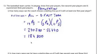 Permutations and Combinations 5