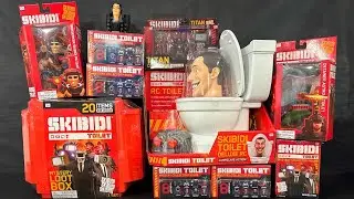 ASMR Which Skibidi Toilet is Best Quality? 🚽🤮 Mini Figures Oddly Satisfying Toy Unboxing Sounds